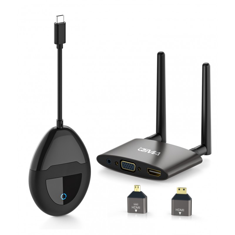 Q12-Wireless HDMI Transmitter and Receiver 4K, USB...